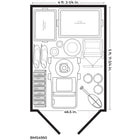 Suncast Glidetop Horizontal Shed - 98 cu.ft. - Dove Grey-10 Year Limited Warranty.