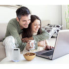PureGuardian Aromatherapy Essential Oil Diffuser-Treated with Silver Clean Technology  to fight the growth of slimy mold and mildew on the surface of the water reservoir
