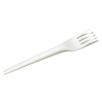 Eco Guard Compostable Forks - 50 Pack-White