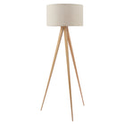Zuo Imperial Floor Lamp - Beige/Natural-MAX 40W A19 shape E26 socket Light Bulb x1 (Not Included)
