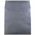 JAM Paper 6" x 6" Square Metallic Invitation Envelopes - Stardream Anthracite Black - 25 Pack-Size: 7 x 7 inches
