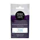 Premium Tape Compatible with Brother TZ233, TZ-233, TZE233, TZE-233 - Blue / White - 12 mm-Manufacturer: Nu-Tone Brand