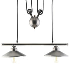 Modway Innovateous Ceiling Fixture - Silver-Height Adjustable Pulley System