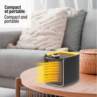 Handy Heater Instant Heat Ceramic Portable 1200W Electric Space Heater-Compact & portable space heater design: this small, lightweight portable electric space heater goes anywhere indoors - bedroom, office, kitchen or living room - providing instant personal heat wherever you need it most.