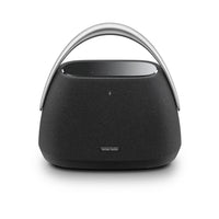 Harman Kardon Go + Play 3 - Black-The Harman Kardon Go + Play 3's three-way speaker design provides a detailed, clear stereo soundstage. Its down-firing 5” subwoofer delivers thunderous, accurate bass. Dual tweeters and mid-range drivers provide flawless vocal and instrument reproduction, while an additional front-mounted passive radiator kicks out the punch.