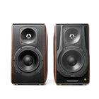 Edifier S3000MKII Audiophile Active Bookshelf 2.0 Speaker with Multiple Inputs Connection - Brown-Stream high-quality audio wirelessly via Bluetooth 5.0 with aptX HD decoding, or connect directly using line-in, optical, or coaxial inputs, allowing you to effortlessly switch between multiple sources