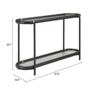 Zuo Aneis Console Table - Black-6