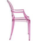 Modway Casper Dining Armchairs - Pink - 2 Pack-Chair Weight Capacity: 331 Pounds