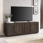 Hudson&Canal Tillman TV Stand for TV's up to 75" - Alder Brown-Features easy assembly