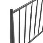 Modway Adair Spindle Metal Queen Platform Bed - Charcoal-9