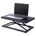 Rocelco PDR Portable Desk Riser w/Easy-Lift Handle & Carry Case - Black-No Assembly Required