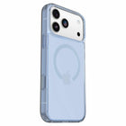 OtterBox Symmetry Clear Compatible with MagSafe Case with Camera Control for iPhone 17 Pro Max - Silver Glade Blue-Ultra-sleek design that flows with the lines of your phone
