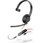 HP Poly Blackwire 5210 Monaural USB-C Headset-Headphone type: On-ear (monoaural)