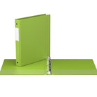 Davis Group Premium Economy Binder - Round Ring - 1" - Lime Green - 6 Pack-1"