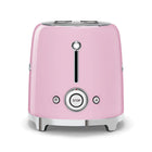 SMEG 2-slice Retro Toaster - Pink-Cleaning the inside of the toaster is easier thanks to the crumbtray