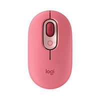 Logitech POP Wireless Mouse - Heartbreaker-Deep feels: Neon corals meet crushed raspberry colors on a mouse designed for the ones who care the most, allowing you to change the game with POP Silent Mouse in Heartbreaker