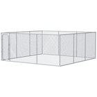 PawHut Dog Exercise Pen Enclosure - 227.5 sq. ft.- Silver-Ample room with 227.7 sq. ft. for a large, spacious enclosure 