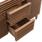 Modway Render 48" Double Sink Compatible Bathroom Vanity Cabinet - Walnut-9