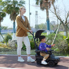 Aosom Mercedes-Benz G350 Toddler Sliding Car - Black-Under-seat storage is a great place for your kids to keep their toys 