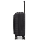 Bugatti Munich Pro 21.5" Carry-On luggage - Spinner - Front Pocket - Black-Hard shell made from a highly durable blend of ABS and polycarbonate composite