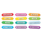 Ashley Productions Magnetic Die-Cut Timesavers & Labels - Months of the Year - White Polka Dots - 3 Pack-Multi-purpose, use on any magnetic surface