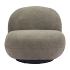 Zuo Myanmar Accent Chair - Olive Green-Shearling style fabric