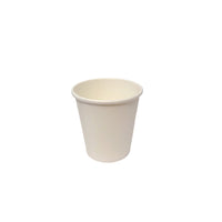 Eco-Packaging 6 oz Paper Hot Cup - White - 1000 Pack-Made with high quality PE lined paper board