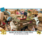 Giordano Dogs in the Living Room - 500 Pieces-500-piece lenticular 3D puzzle