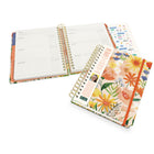 Orange Circle Studio Bold Blossoms Undated Tri-Tab Weekly/Monthly Planner - 9.67" x 7.48" - Assorted Colours - English-6