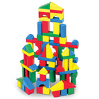 Melissa & Doug 100 Piece Wooden Building Block Set-Material: Solid wood