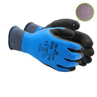 SHOWA WaterResistant Breathable Full Foam Natural Rubber Glove - Black/Navy - Large -Rough Grip