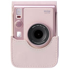 Fujifilm Instax Mini Evo Case - Gentle Rose-Featuring a debossed Instax logo & adjustable shoulder strap
