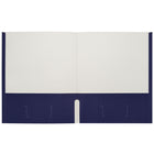 Staples 2 Pocket Portfolio - Navy - 25 Pack-25 pack 