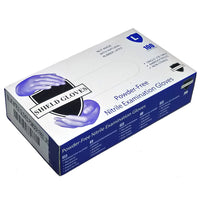 Shield Nitrile Powder-Free Examination Gloves - Blue - Large - 100 Pack-Examination gloves