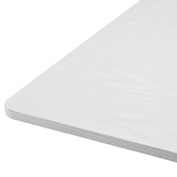 Zuo Valleta Bar Table - White-Faux Wood MDF square shape tabletop