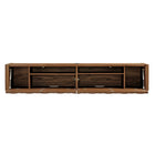 Modway Emric Wave 71" Wall-Mounted TV Cabinet - Walnut-Assembly Required