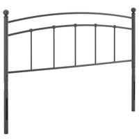 Modway Abigail Metal King Headboard - Grey-Metal King Headboard