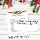 Geographics #10 Envelope - Holly & Ivy - 35 Pack-Gummed