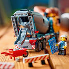 LEGO City Great Vehicles Cement Mixer-Accessories include 2 barriers, a wheelbarrow, road sign, spade and broom
