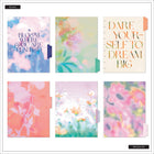 The Happy Planner 2026–2027 Classic Disc Bound Dated Planner - 9-3/4" x 5-5/16" - Blurred Fleurs Coral-8