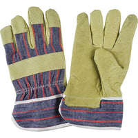 Zenith Safety Fitters Gloves, X-Large, Grain Pigskin Palm - 12 Pack-Cuff Material: Starched
