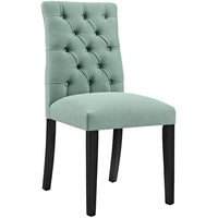 Modway Duchess Button Tufted Fabric Dining Chair - Laguna-Button Tufted Dining Side Chair