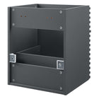 Modway Render 18" Wall-Mount Bathroom Vanity Cabinet - Grey-7