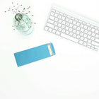 JAM Paper #10 Policy Envelopes, 4 1/8 x 9.5, Brite Hue Blue Recycled, 1000 Pack (15880B)-Closure: Gum