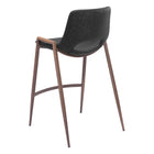 Zuo Desi Counter Stool - Black/Walnut - Set of 2-7