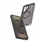 Avana Ice Cell Phone Case with Magnets for Galaxy S26 Ultra - Ash-Extra strong magnets between  two plates for a flat surface