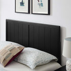 Modway Alana Wood Queen Platform Bed with Splayed Legs - Black-Assembly Required