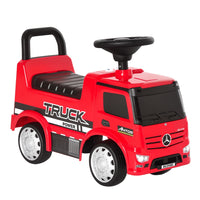 Qaba Mercedes-Benz Antos Baby Ride-On Car - Red-Officially Licensed by Mercedes-Benz antos 