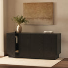 Manhattan Comfort Ardea 60" Contemporary 4-Door Sideboard - Black-9