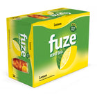 Fuze Lemon Iced Tea - 341ml - 12 Pack-Made with Real Tea. 